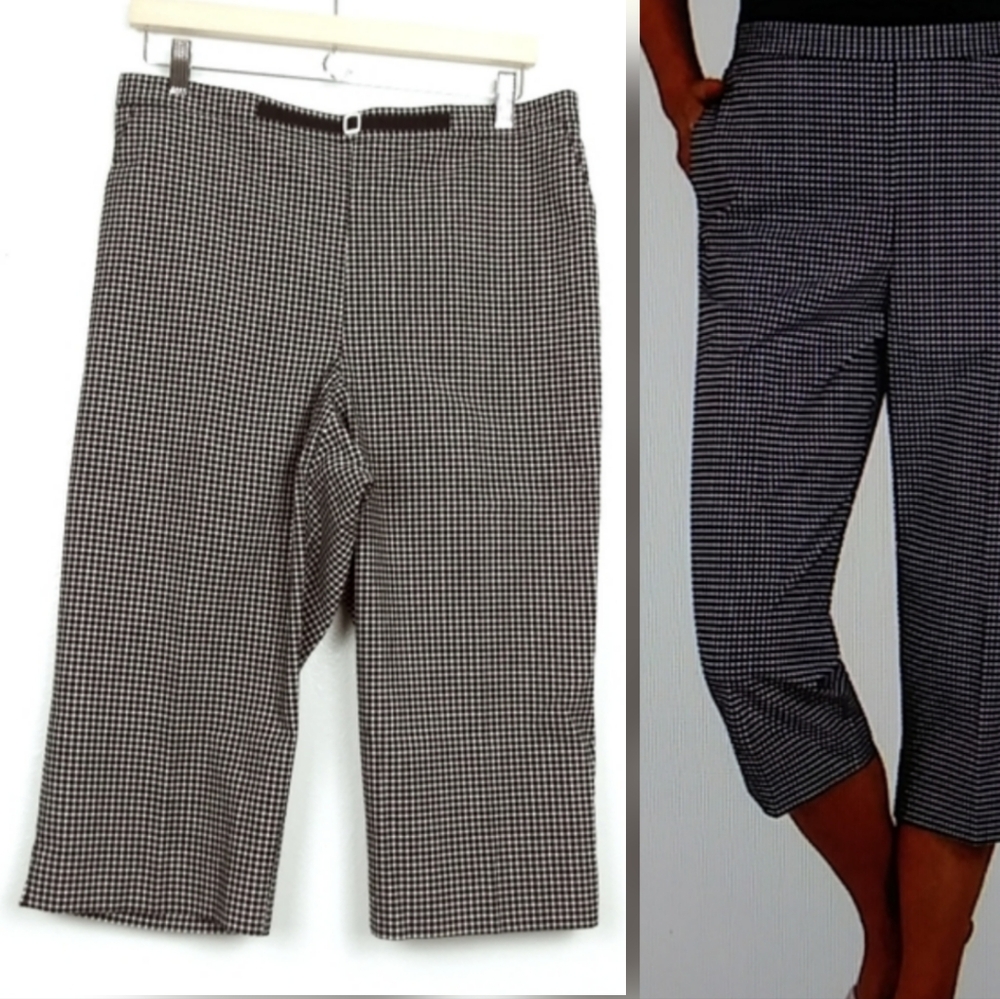 Alfred Dunner Capris with Classic Design Women's Size 14